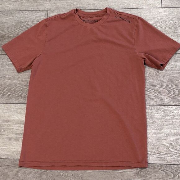 municipal Other - Municipal Sport Utility Gear Shirt Mens Small Orange Workout Casual Performance